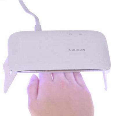 China LED Gel BIN Nail Salon Equipment Mini Nail UV Gel Fast Curing Polish Dryer Curing Rechargeable UV Lamp LED Nail Lamp for sale