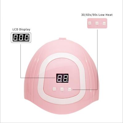 China Wholesale 48W BIN chaep LED nail lamp UV pink color drier lamp for nail gel polish drying BY-NT-3747 for sale