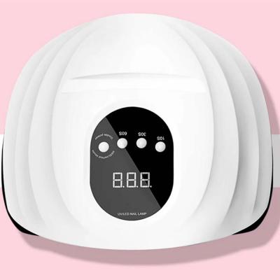 China Newest Design 150W LED Trash Can ABS UV Nail Lamp White Color 57uv Led Nail Lamp For Quick Drying for sale