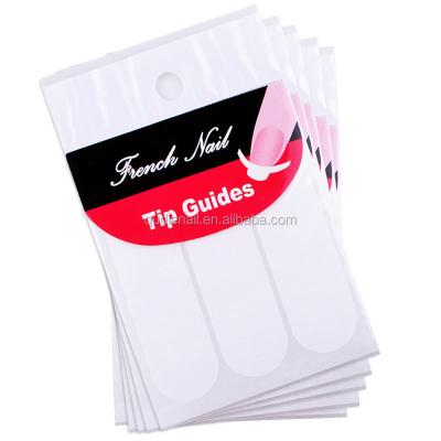 China DIY Nail Paiting White False Nail Art Guides Hot Sale Nail Sticker for sale