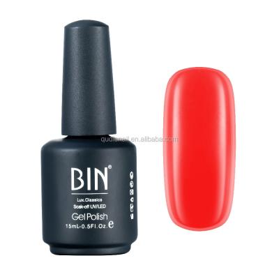 China BIN 15ml color nail beauty gel polish current cheap prices UV color gel polish for sale