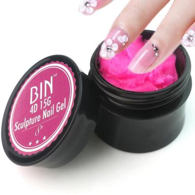 China Hot Selling Gel Nail Polish BIN Sculpting 4d UV Gel for sale