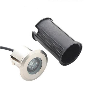 China LANDSCAPE Diameter 62 Mm Recessed Spot Lamp Ip68 Lighting Underwater 3w LED Underground Light for sale