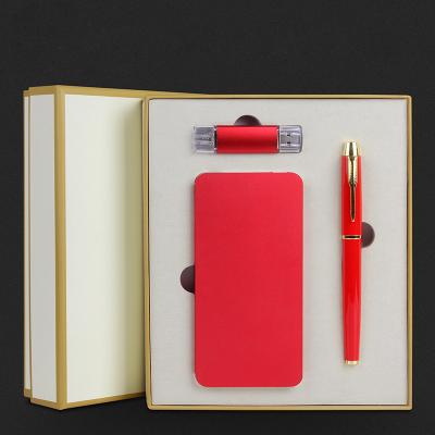 China High end business gift 8G portable usb and powerbank business gifts set for men and women for sale