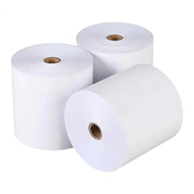 China Free Sample 100% Wood Pulp 80mm 57mm Rolls De Papel Termico Printing POS Terminal Thermal Paper Roll Cash Register Till Receipt Tape for sale