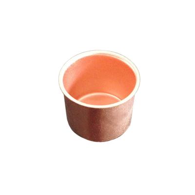 China Home Decoration Newcomer Red Copper Plated Steel Candle Holders Represent Church for sale