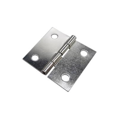 China Small traditional nickel plated steel hinge for the small wooden box for sale