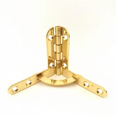 China High quality 95 degree gold quarter circle steel wine box hinge for jewely wooden box for sale