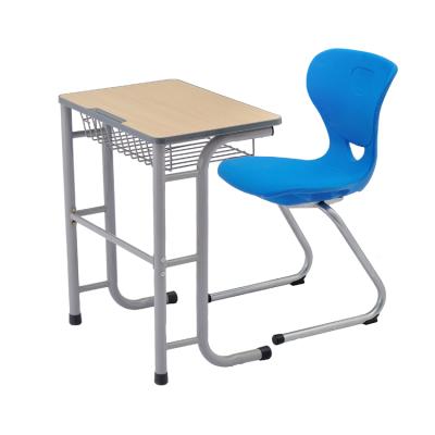 China Popular School Desk Ergonomic Easy To Install Durable School College Office Furniture Classroom Tables And Chairs for sale