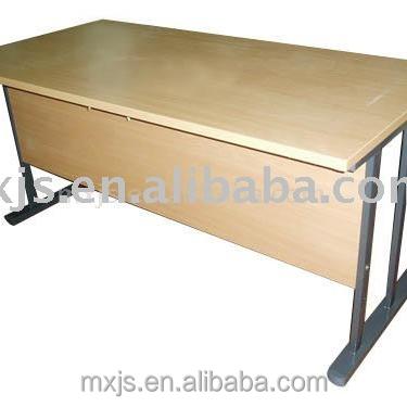 China School desk teacher desk school furniture metal frame and plywood for sale