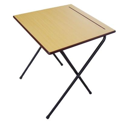 China Square School Student Folding Exam Training Desk Foldable Comfortable Stable Eco - Friendly For UK Market for sale