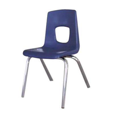 China Navy Blue Convertible Plastic Office Stacking Chair for sale