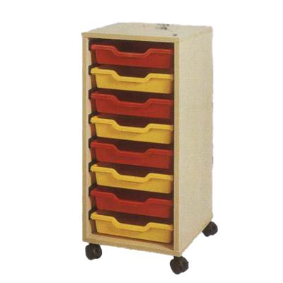 China Locking Wooden Children Toy Storage Cabinet With Wheels Children School Cabinets for sale