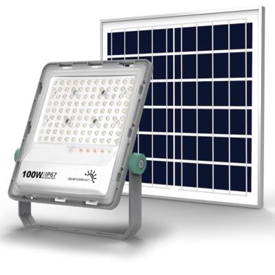 China IP67 50W 100W 150W 200W Garden Street Garden High Power Portable Outdoor Solar Led Flood Light for sale