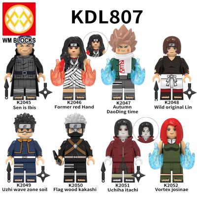 China Shippuden Hinata Sasuke Itachi Sakura Jiraiya building toy wm blocks uilding children KDL807 Mini Blocks Figure Toys For for sale