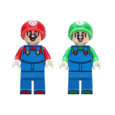 China Building Toy Mario Game Action Numbers Superhero Game Battle Royale Fortnight Mini Building Block Toys for sale