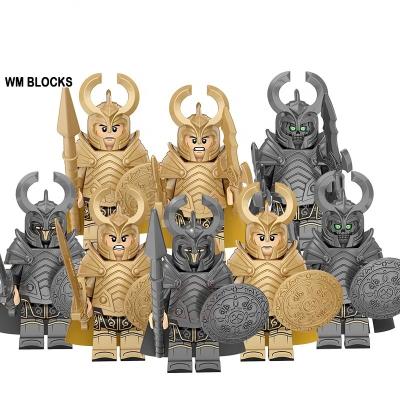 China Building Toy KT1044 Super Heroes Asgard Guaidians Guard Troops Army Mini Action Figure Wars Building block hela toys for sale