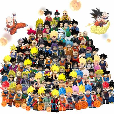 China Building toy DragonballZ Vegeta Goku trunks building blocks for kids mini action block figure toys kid juguetes for sale