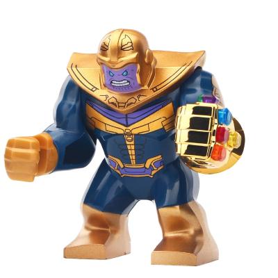 China Big Mini Building Toy Super Hero Thanos Action Numbers Infinity War Mini Building Block Toys For Children 7CM for sale