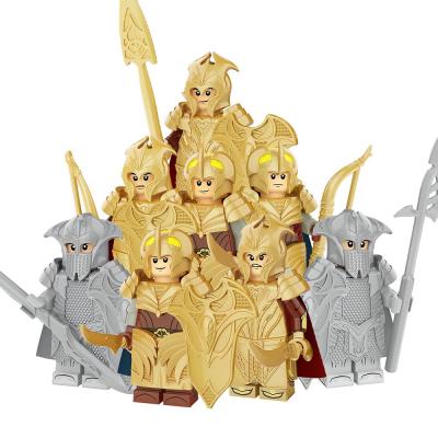 China Building New Warcraft Elven juguetes d'Archer Warrior Mini Mini Figures Building Blocks Toys guard toy KT1050 for sale