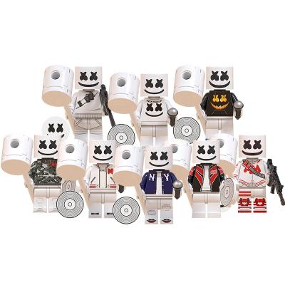 China WM6064- Mini Action Figures Building Block Toy WM6064- Famous DJ Marshmellow Anime Building Block Bricks For Christmas Toys,juguetes for sale