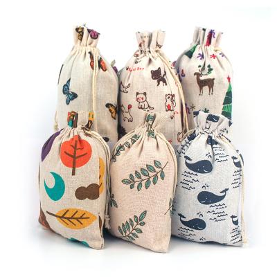 China Wholesale Drawstring Custom Printed White Cheap Organic Cotton Drawstring Bag for sale