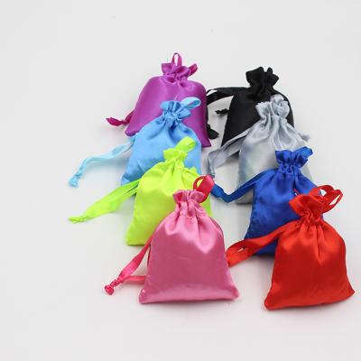 China ANTISTATIC Custom Printed Drawstring Pouch Satin Bag In Packaging Bag for sale