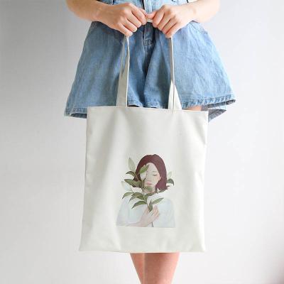 China Shoulder Bag Printing Shopping Bag Candy Gift Bag Canvas Tote Casual Beach Shopping Bag Handbag for sale