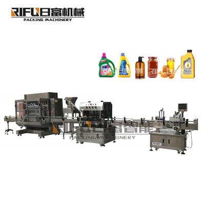 중국 Double heads Engine oil Honey syrup weighing filling machine Automatic bucket filling machine 판매용