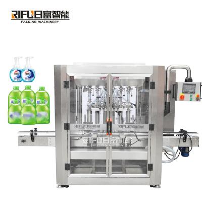 China Sauce jam Bottle Filling Automatic piston liquid filling machine for food industry for sale