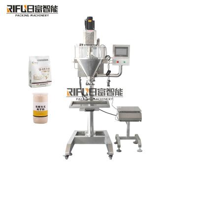 中国 Semi-automatic dry powder powder filling machine cake flour, konjac flour filling machine 販売のため