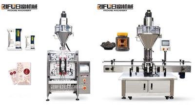 中国 Semi-automatic powder quantitative weighing powder filling machine can be customized filling line 販売のため