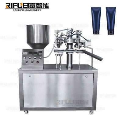 中国 Semi automatic plastic soft tube filling and sealing machine for face cream 販売のため