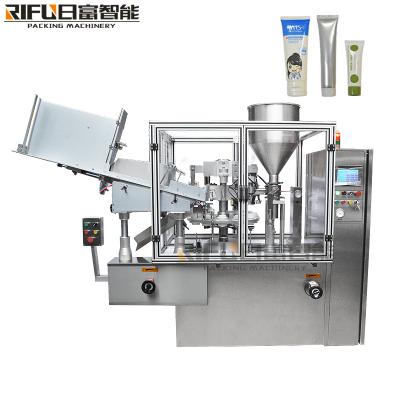 Κίνα Semi-automatic multifunctional 502 glue aluminum tube folding, filling and sealing machine προς πώληση