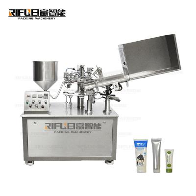 중국 Semi-automatic multifunctional ointment aluminum tube folding, filling and sealing machine 판매용