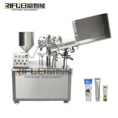 중국 Semi automatic plastic tube laminated tube filling sealing toothpaste tube filling sealing machine 판매용