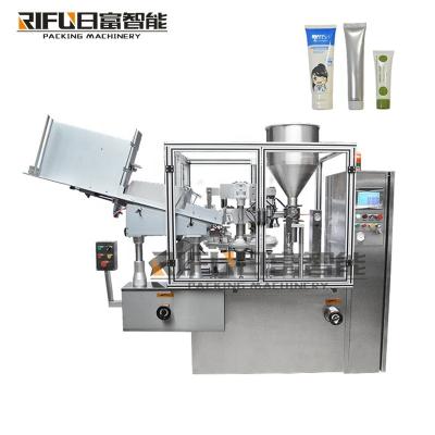 중국 Semi auto plastic tube filling sealing cosmetic cream tube filling sealing machine 판매용