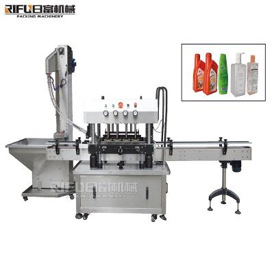 China Automatic capping machine Four Wheel Clamping Twisting Capping Machine locking machine à venda