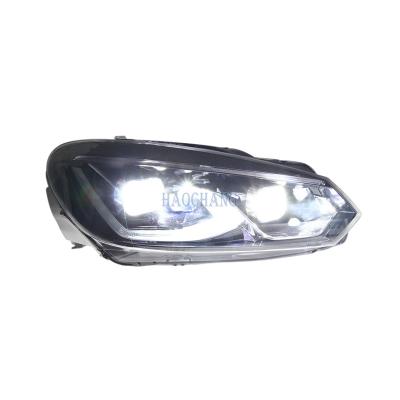 China Upgrade Modified LED Golf 6 Golf 6 Headlight Assembly Golf 6 GT LED One Blue Turn Signal LED Double Daytime Running Light Golf 7 for sale