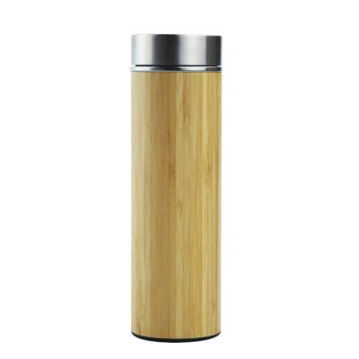 China New Style Vacuum Tea Tumbler PORTABLE Bamboo Cup Products Bamboo Flask Hot Selling. for sale