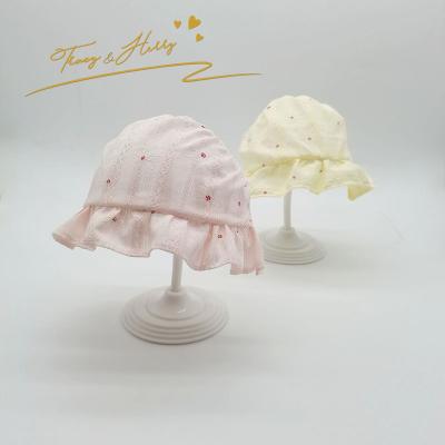 China New Design Herry Kids Summer Casual Newborn Baby Hat Hair Accessories Headbands Cute Novelty Lace Hat For Baby for sale