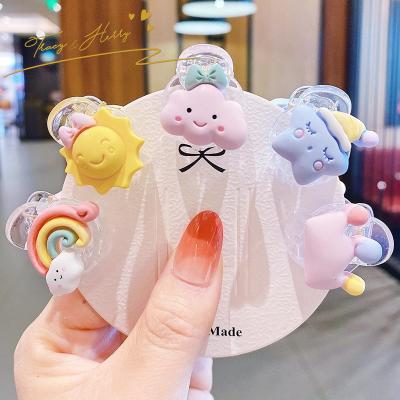 China Tracy and Herry's Little Kids Cartoon Rainbow Clip Decoration Bangs Little Girls Broken Clip Hairpin Head Clip Hair Jewelry for sale