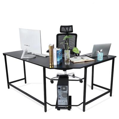 China Customized Large Computer L Shaped Office Desk PC Gaming Desk Study Table for Home Office for sale