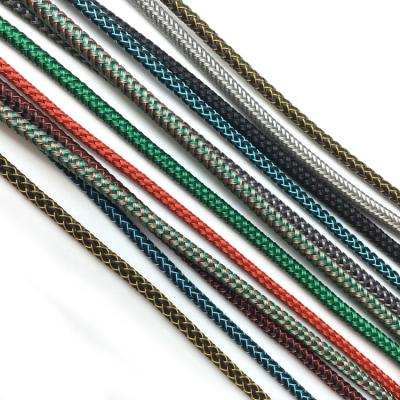 China Fashion New Fashion Steel Rope 4mm 5mm 6mm Steel Wire Rope Colorful Braided Stainless Steel Bracelet Rope for sale