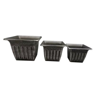 China Ronbo CLASSIC Sunrise Amazon Supplier Glazed Plastic Decorative Flower Pots for sale