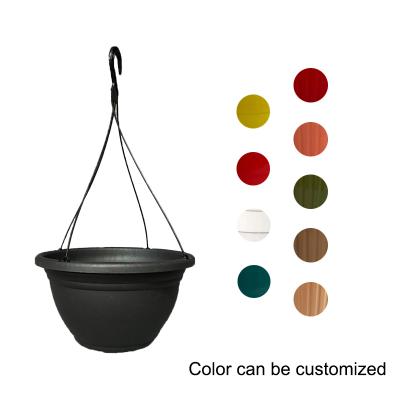 China Ronbo sunrise light 14 inch 15 inch garden plastic flower pots hanging basket Nordic planter for sale