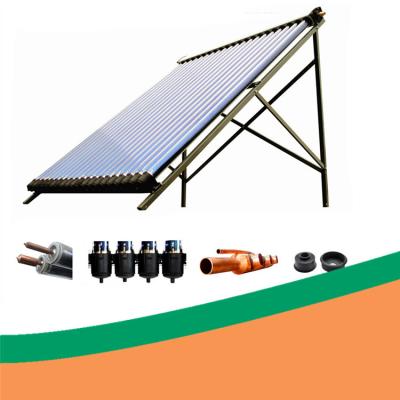 China TU1 Red Copper Pipe Solar Collector For Project And Hotel for sale