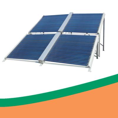 China Stainless Steel Solar Manifold Heat Pipe Evacuated Tube Solar Collector for sale