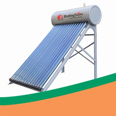 China Color Coated Steel 200L High Pressure Solar Water Heater BABYSUN for sale