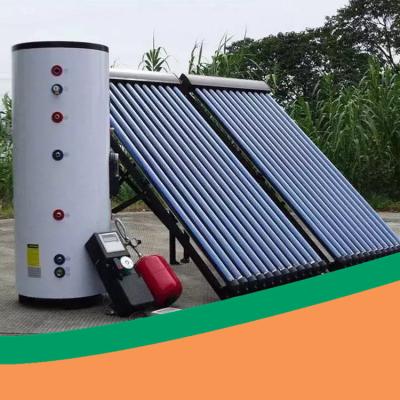 China 250L High Pressure Solar Geyser Red Copper Heat Pipe Solar Collector for sale